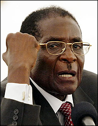 Zimbabwean President Robert Mugabe, 2002